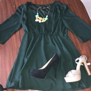Forever 21 XL Dress in Dark Green
